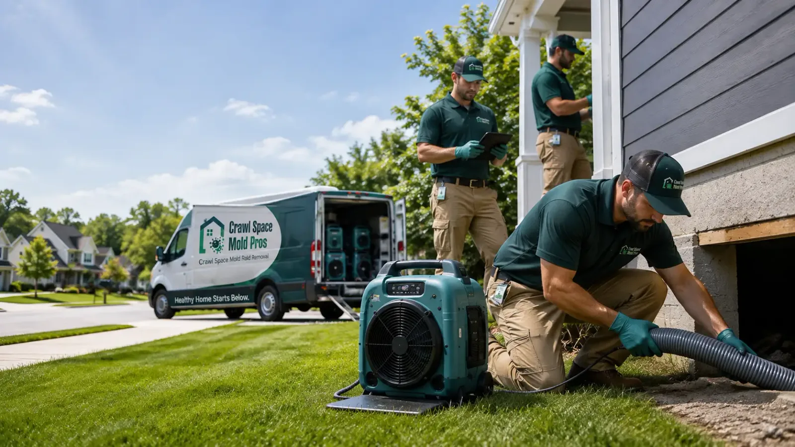 Crawl Space Mold Removal in Maryland Heights, MO